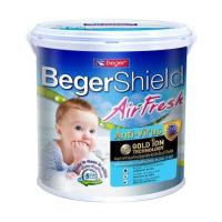 ราคา สีน้ำทาฝ้า BEGER SHIELD AIR FRESH PG-1000 สีขาว ด้าน 1 แกลลอน (1157611)
