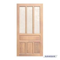 ราคา ประตูไม้แดงมาเลย์ N999 ELDER4 100X200 ซม. สีธรรมชาติ (1158167)