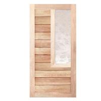 ราคา ประตูไม้แดงมาเลย์ N999 ELDER3 100X200 ซม. สีธรรมชาติ (1158273)