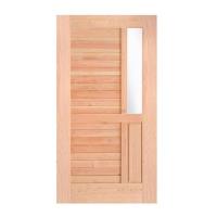 ราคา ประตูไม้ดักลาสเฟอร์ D2D ECO-PINE-12 100X200 ซม. (1159196)