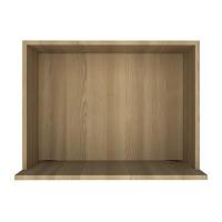 ราคา ตู้แขวนวางไมโครเวฟ WPC PARAZZO ENZO 60x45 ซม. สีเนเจอรัลโอ๊ค (1160323)