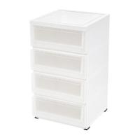 ราคา ตู้ลิ้นชัก 4 ชั้น มีล้อ STACKO MONO 43x43x76 ซม. สีขาว (1164272)