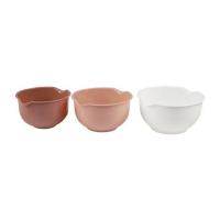 ราคา ชุดชามกันลื่น COOK CHARMY สีน้ำตาลแดง/ชานม/ขาว แพ็ก 3 ชิ้น (1166585)