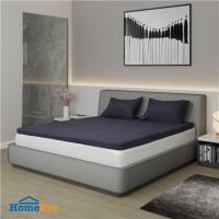 ราคา ชุดผ้าปู TOPPER 5 ฟุต 3 ชิ้น HOME LIVING STYLE LISA สีกรมท่า (1167233)