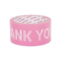 ราคา เทป OPP PACK IN พิมพ์ THANKYOU 2 นิ้ว X 45 หลา สีชมพูอักษรขาว 6 ม้วน/แพ็ค (1180297)
