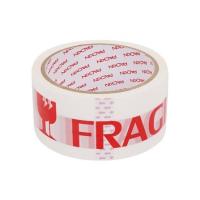 ราคา เทป OPP PACK IN พิมพ์ ระวังแตก 2 นิ้ว X 45 หลา สีขาวอักษรแดง 6 ม้วน/แพ็ค (1180422)