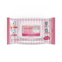 ราคา ผ้าเช็ดทำความสะอาด SUKARI BABY WIPES ไม่มีน้ำหอม 80 แผ่น (1181991)