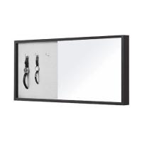 ราคา กระจกแขวนโต๊ะเครื่องแป้ง KONCEPT HEWKA 100 ซม. สีเอสเพรสโซ่/ไวท์ลินิน (1183737)