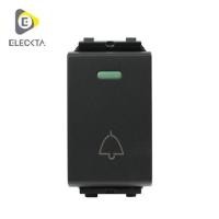 ราคา สวิตช์กดกระดิ่ง ELECKTA BASIC สีดำ (1215004)