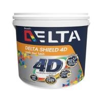 ราคา สีน้ำทาภายนอก DELTA SHIELD 4D BASE D กึ่งเงา 1 แกลลอน (1224481)