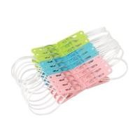 ราคา กิ๊บหนีบผ้ามีสายคล้อง PLIM PASTEL หลากสี แพ็ก 20 ชิ้น (1229285)