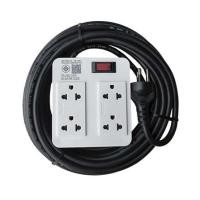 ราคา บล็อกรางปลั๊กไฟ 4 ช่อง 1 สวิตซ์ พร้อมสายไฟ 10 เมตร UNIC B4-3 3500 วัตต์ 16A (1231906)