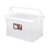 ราคา กล่องฝาล็อกหูหิ้ว 26 ลิตร STACKO 31x46.5x26.2 ซม. สีขาว (1235978)