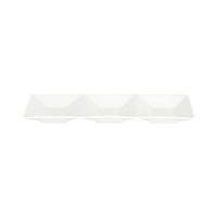 ราคา ถ้วยน้ำจิ้มเหลี่ยม PORCELAIN 3 ช่อง KECH SNOW ROOF (1236113)