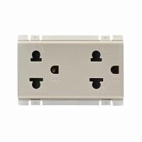 ราคา เต้ารับคู่ 3 ขา กลมแบน BTICINO BAMBOO AE2125DEH สีเบจ (1250918)