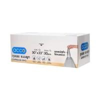 ราคา ถุงขยะหูผูก ACCO 30x33 นิ้ว 30 ใบ สีเทา (1251344)