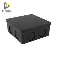 ราคา กล่องพักสายสี่เหลี่ยม ELECKTA 4X4 นิ้ว สีดำ (1253421)