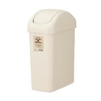 ราคา ถังขยะเหลี่ยมฝาสวิง LUSTROWARE 10 ลิตร สีครีม (1256363)