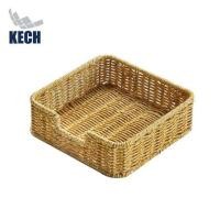 ราคา ตะกร้าถาดหวายเทียมอเนกประสงค์ 23x23 ซม. KECH (1256952)