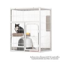 ราคา กรงแมว PETUS 60X48X80 ซม. สีขาว (1275917)