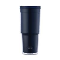 ราคา แก้วน้ำพลาสติก 900 มล. LOCKNLOCK DOUBLEWALL COLD CUP สีน้ำเงิน (1283747)