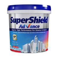 ราคา สีน้ำทาภายนอก ชนิดกึ่งเงา TOA SUPERSHIELD ADVANCE BASE A สีขาว 9 ลิตร (149836)