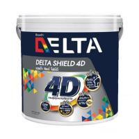ราคา สีน้ำทาฝ้า ชนิดด้าน DELTA DELTASHIELD 4D 7000 สีขาว 1 แกลลอน (1263824)