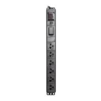 ราคา รางปลั๊กไฟตู้ RACK 6 ช่อง 1 สวิตซ์ GLINK GPDU-08K 2 ม. (1271695)
