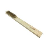 ราคา แปรงลวดทองเหลือง ขนนุ่ม ด้ามไม้ HACHI 7 แถว (1275819)