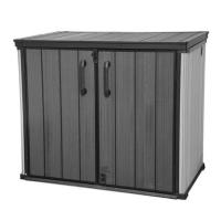 ราคา ตู้เก็บของกลางแจ้ง SPRING MA SHU 140X84 ซม. สีเทา/ดำ (1282883)