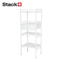 ราคา ชั้นวางของ 4 ชั้น STACKO ROBUSTE 50X39X136 ซม. สีขาว (1280880)