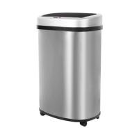 ราคา ถังขยะอัจฉริยะ มีล้อ RIN 50 ลิตร สีเงิน (1243308)