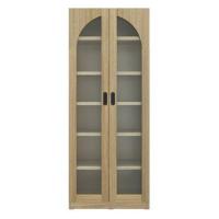 ราคา ตู้โชว์ 2 บานเปิด SB FURNITURE VALLEY 19230524 80 ซม. สีไม้อ่อน (1259041)