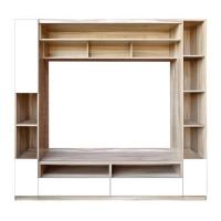 ราคา ชุดตู้วางทีวี BURO FUSIO TVSC200 200 ซม. สีอโรม่าโอ๊ค/ขาว (1229313)