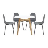 ราคา ชุดโต๊ะทานข้าว 4 ที่นั่ง SB FURNITURE JANORA&LALADA 59062997 สีขาว (1298780)