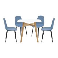 ราคา ชุดโต๊ะทานข้าว 4 ที่นั่ง SB FURNITURE JANORA&LALADA 59062993 สีขาว (1298820)