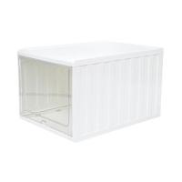 ราคา กล่องรองเท้าฝาสไลด์ STACKO CONTAINER 25x35x21.5 ซม. สีขาว (1245003)