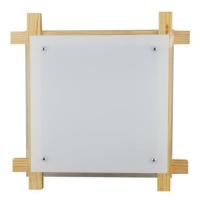 ราคา ไฟเพดาน 8107-3 CST แก้ว/ไม้ CONTEMPORARY สีขาว 16 นิ้ว (1055890)