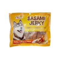 ราคา ขนมสุนัข PET8 SASAMI JERKY สันในไก่อบแห้ง 160 ก. (1203675)
