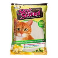 ราคา ทรายแมว SEE SAND BENTONITE กลิ่นเลมอน 5 ลิตร (1211042)