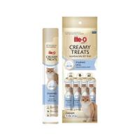ราคา ขนมแมวเลีย MEO GOLD CREAMY TREATS TUNA AND BIOTIN 60 ก. (แพ็ก 4 ชิ้น) (1229489)