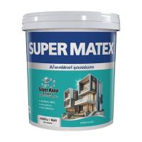 ราคา สีน้ำทาภายใน ชนิดด้าน TOA SUPERMATEX SM100 สีขาว 5 แกลลอน (124897)