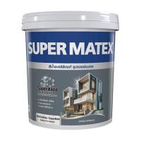 ราคา สีน้ำทาฝ้าเพดาน ชนิดด้านพิเศษ TOA SUPERMATEX M800 สีขาว 5 แกลลอน (1118438)