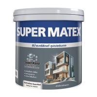ราคา สีน้ำทาฝ้าเพดาน ชนิดด้านพิเศษ TOA SUPERMMATEX 700 สีขาว 1 แกลลอน (1196683)