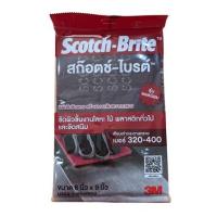 ราคา แผ่นใยขัด SCOTCH-BRITE 3M 7447 6x9 นิ้ว สีแดง (1289311)
