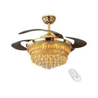 ราคา พัดลมโคมไฟ CARINI UFO-02-TRG 46 นิ้ว สีน้ำตาล/ทอง (1269100)