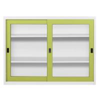 ราคา ตู้บานเลื่อนกระจก KIOSK KGD-4 4 ฟุต สีเขียว (1146947)