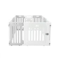 ราคา คอกกั้นสุนัขเพ็ทโฮม HOSTAIL ไซซ์ S สีเทา/ขาว (1182912)