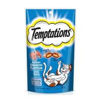 ราคา ขนมแมว TEMPTATIONS SAVOURY SALMON 85 ก. (1204077)