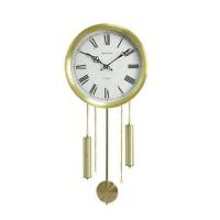 ราคา นาฬิกาแขวน RHYTHM CMJ594NR18 26X12 นิ้ว สีทอง (1216929)